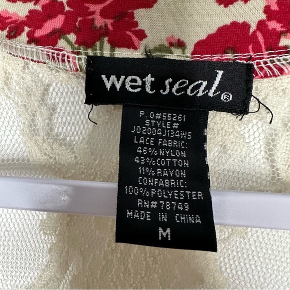 Wet Seal Lace Cardigan Size M Y2K Fairy - Picture 3 of 10